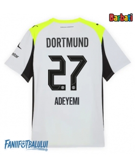 Borussia Dortmund Karim Adeyemi #27 Tricou Fotbal Replică 2025-26 Barbati Deplasare